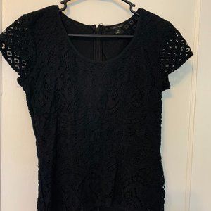 Ann Taylor Lace-look blouse